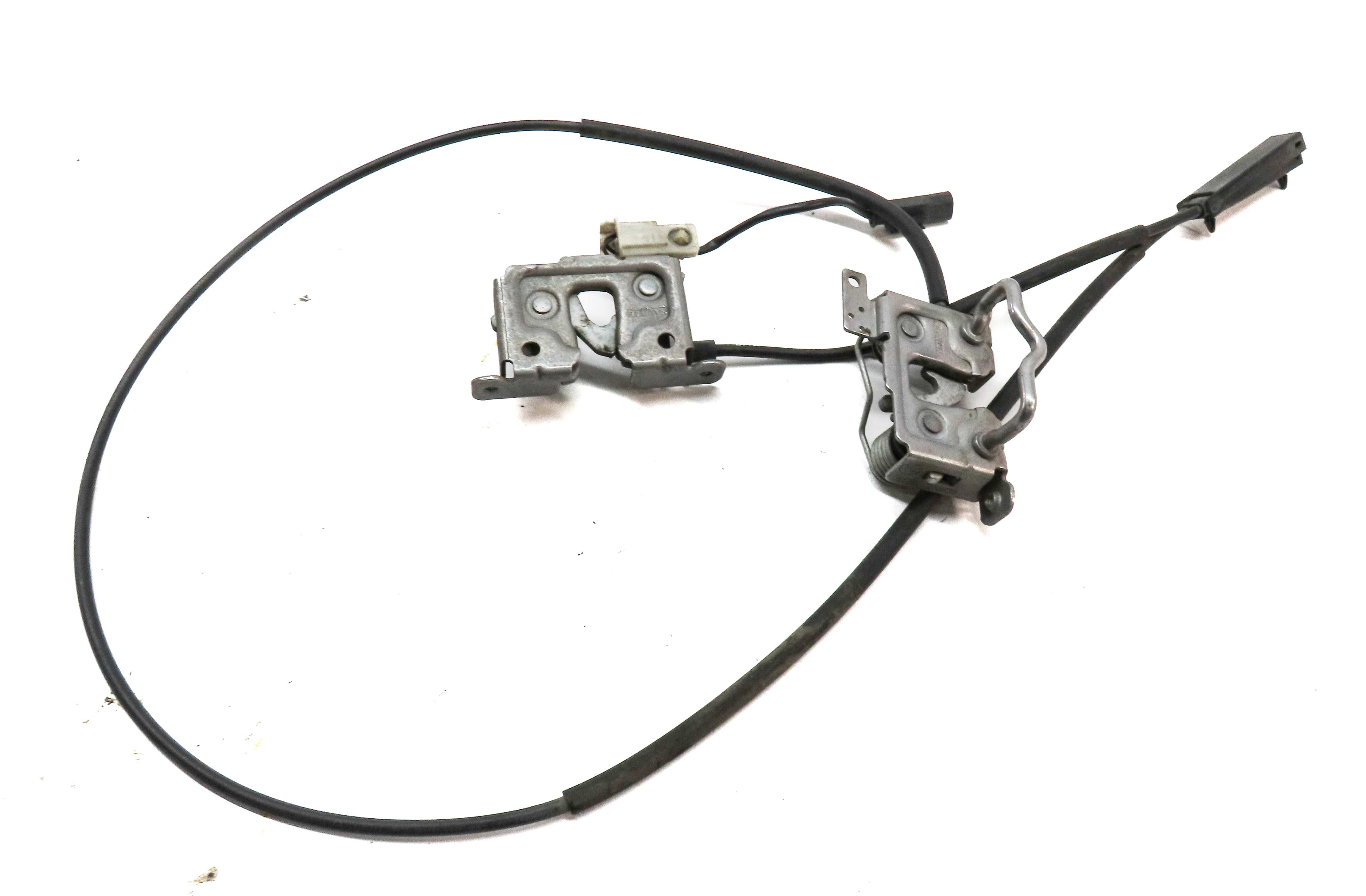 2016 BMW X3 (F25) FRONT HOOD LEFT & RIGHT LATCH SET w/ CABLE — exact item pictured